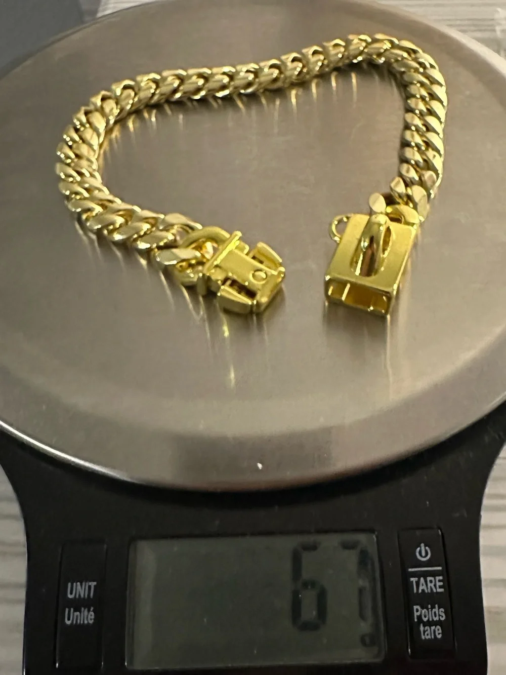 Gold Cuban Link Chain Dog Collar 10mm 10” For Small Dogs 6-9” neck Maximalist